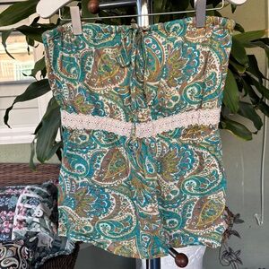 Paisley Tube Top